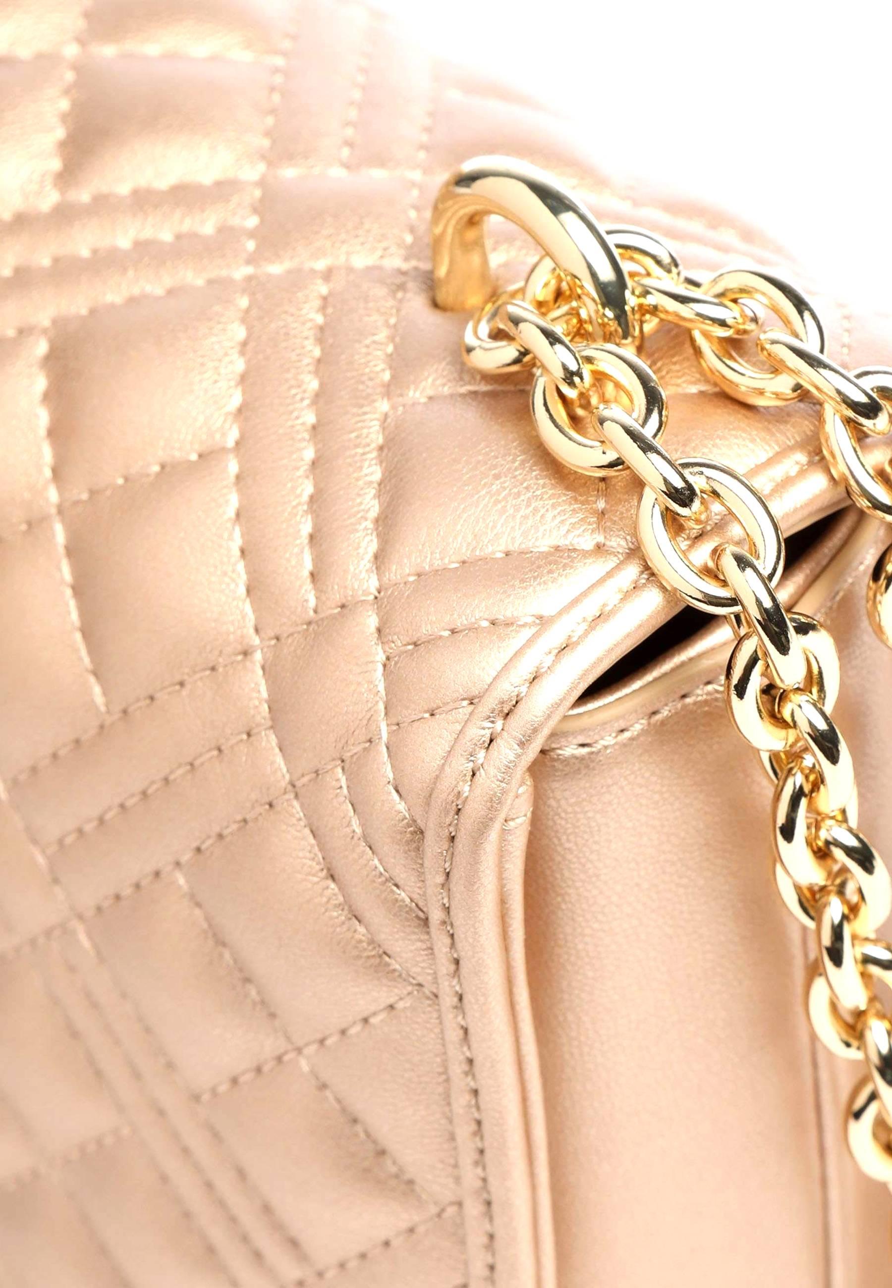 LOVE MOSCHINO Borsa Flap Quilted Oro JC4000PP1GLA0901 - Sandrini Calzature e Abbigliamento