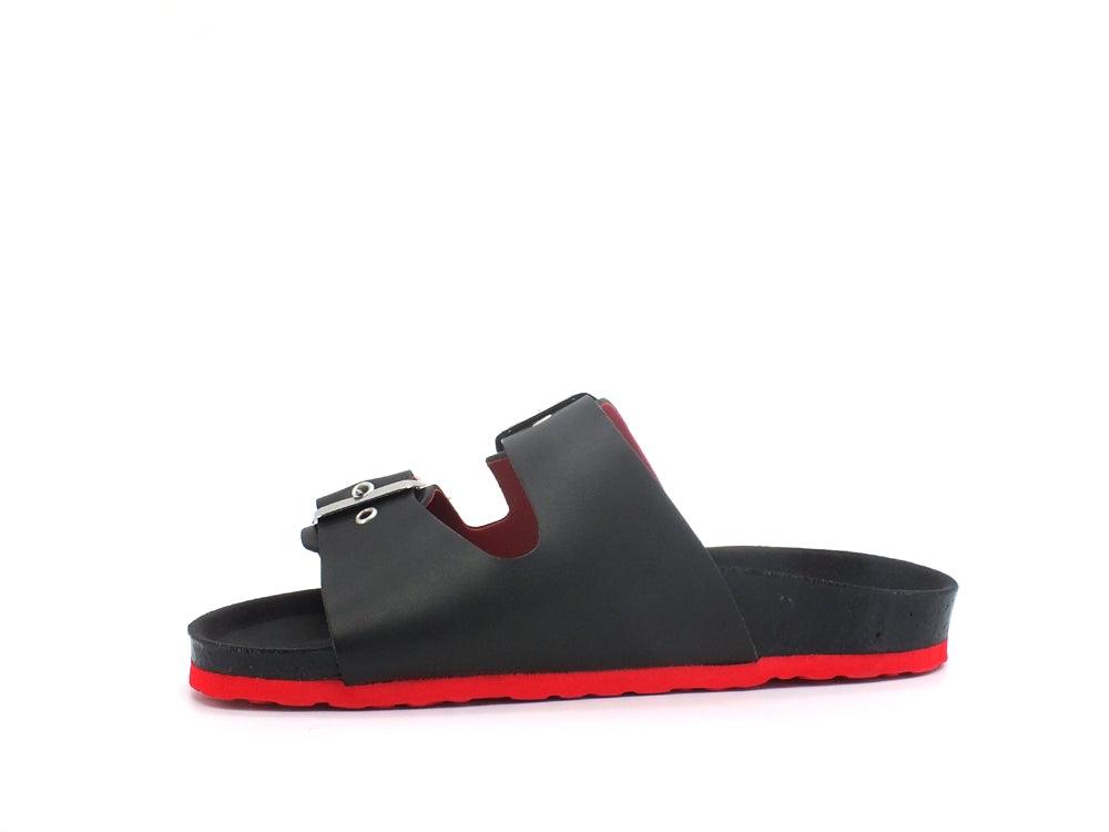 LOVE MOSCHINO Ciabatta 2 Fibbie Nero JA28103G1EIAZ000 - Sandrini Calzature e Abbigliamento