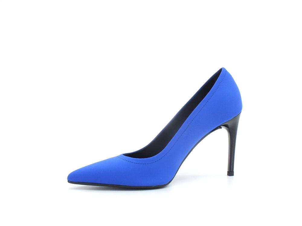 LOVE MOSCHINO Dècolletè Lycra Tacco Bluette Blu JA10159G1EIM0705 - Sandrini Calzature e Abbigliamento