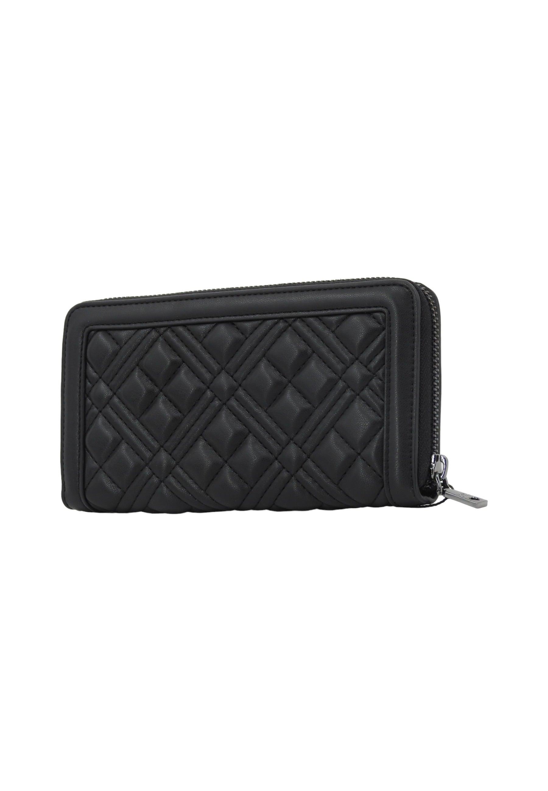 LOVE MOSCHINO Portafoglio Donna Nero Canna di Fucile JC5600PP1ILA000A - Sandrini Calzature e Abbigliamento