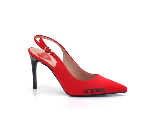 LOVE MOSCHINO Sandalo Lycra Tacco Rosso JA10179G1EIM0500 - Sandrini Calzature e Abbigliamento