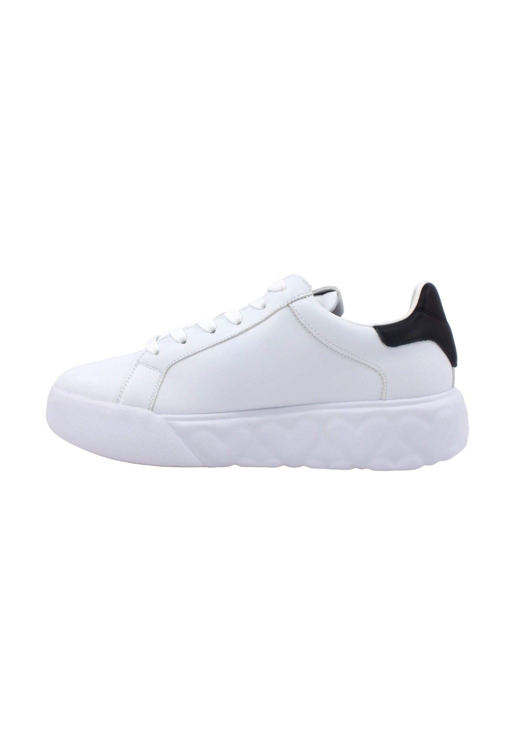 LOVE MOSCHINO Sneaker Cuori Donna Bianco Nero JA15914G0HIA110A - Sandrini Calzature e Abbigliamento