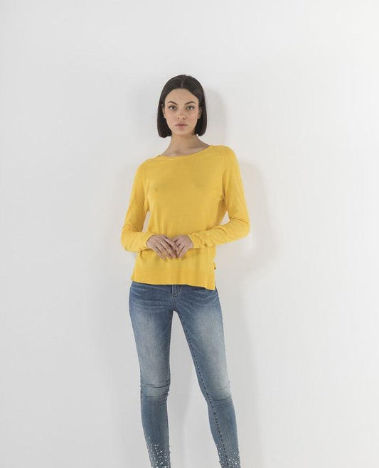 MARKUP Maglia Girocollo Giallo MW76001 - Sandrini Calzature e Abbigliamento