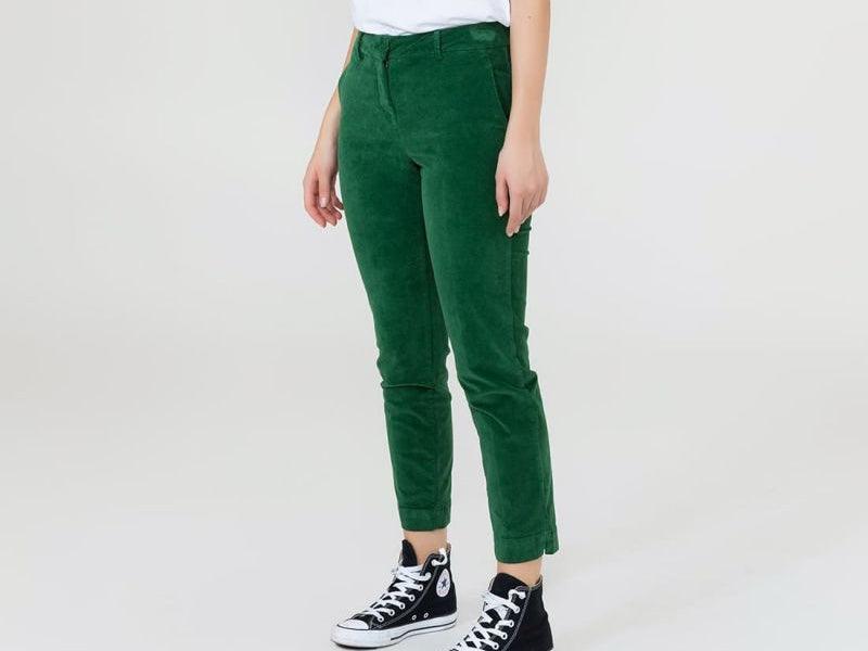 MARKUP Pantalone Chino Velluto Verde MW66567 - Sandrini Calzature e Abbigliamento