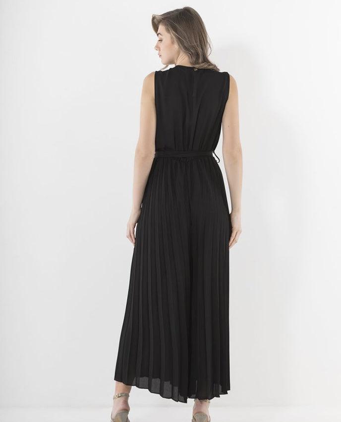 MARKUP Tuta Lunga Plisse Nero MW76229 - Sandrini Calzature e Abbigliamento