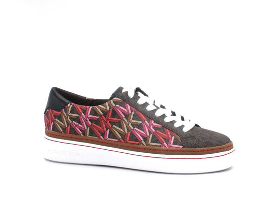 MICHAEL KORS Chapman Lace Up Sneaker Semi Lux Brown Multi 43R2CHFS2B - Sandrini Calzature e Abbigliamento