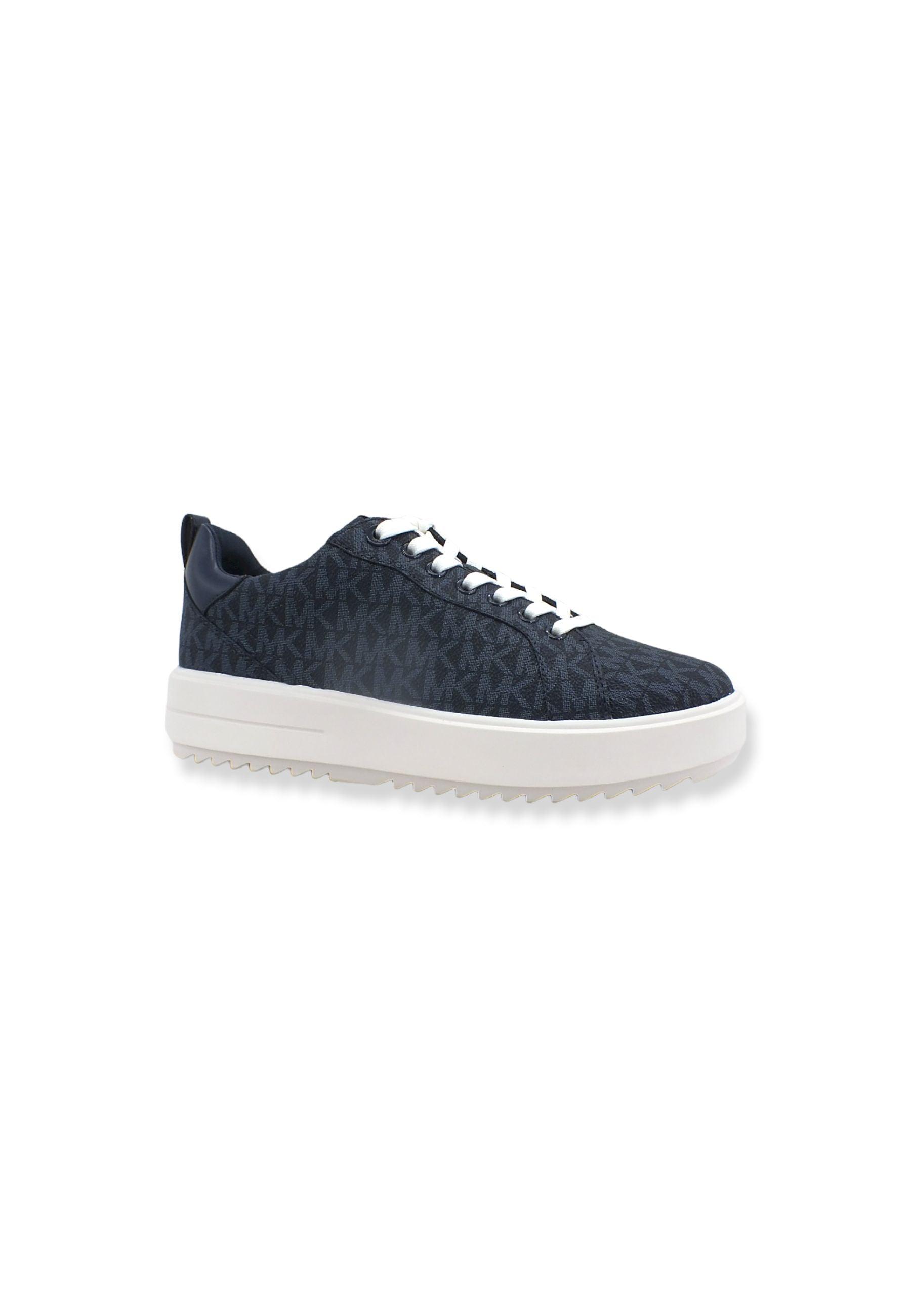 MICHAEL KORS Emmett Lace Up Sneaker Donna Blu Admiral 43T2ETFS1B - Sandrini Calzature e Abbigliamento