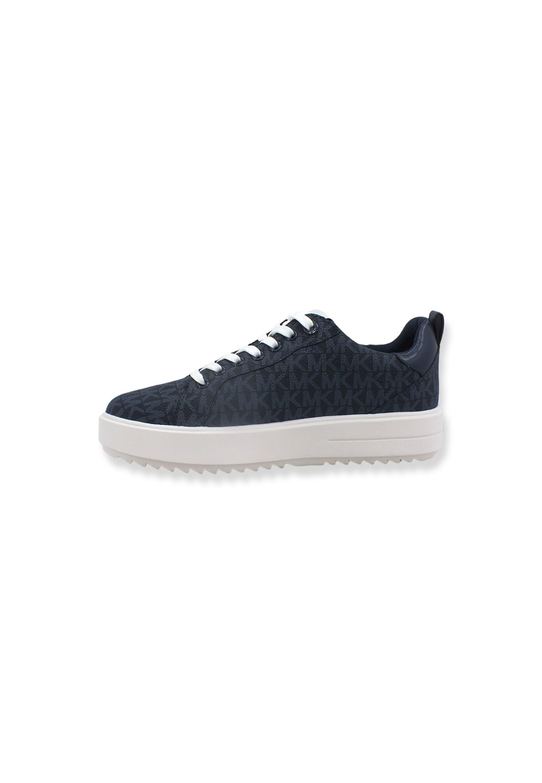 MICHAEL KORS Emmett Lace Up Sneaker Donna Blu Admiral 43T2ETFS1B - Sandrini Calzature e Abbigliamento