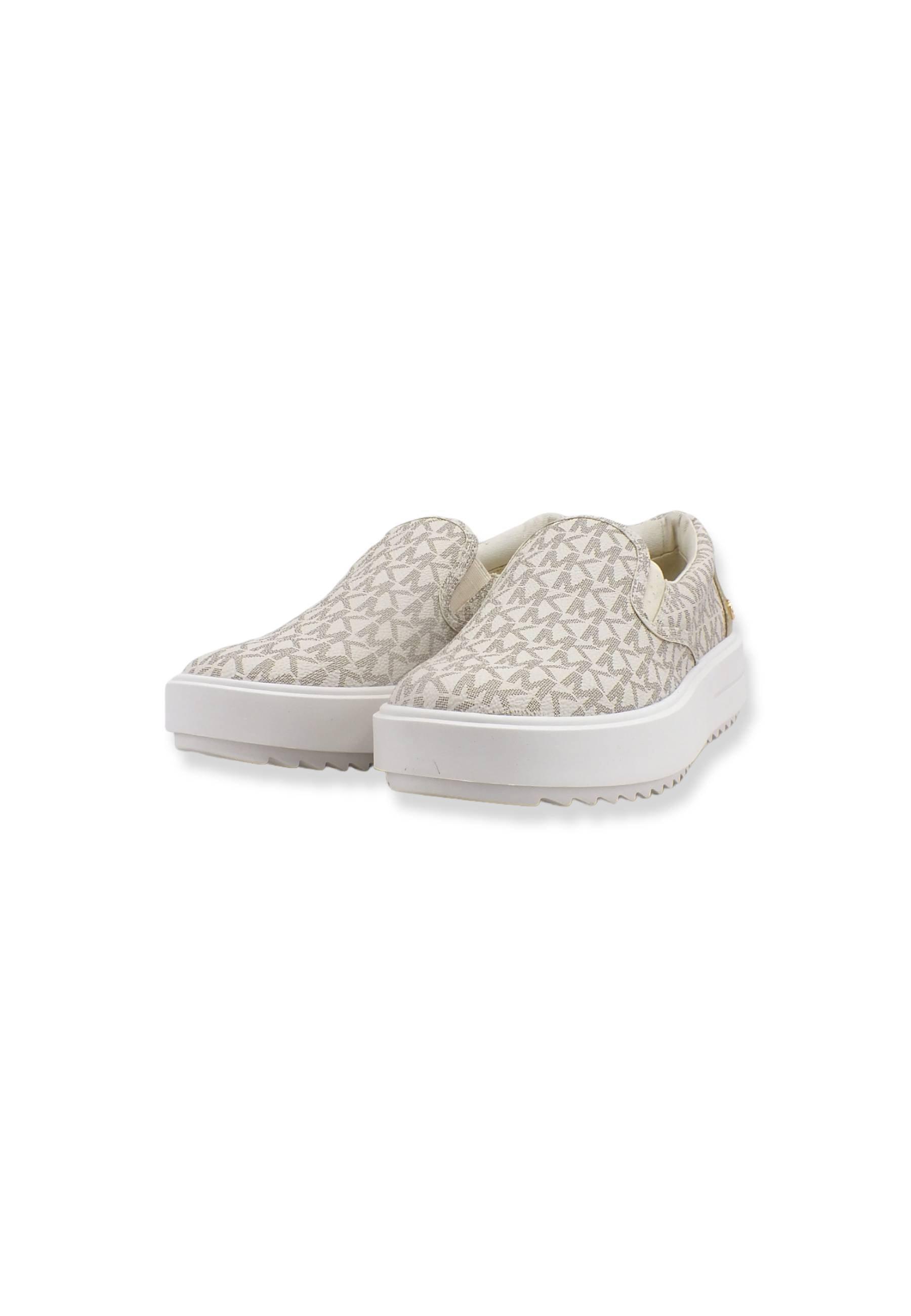 MICHAEL KORS Emmett Slip On Sneaker Donna Beige Vanilla 43T2ETFP1B - Sandrini Calzature e Abbigliamento