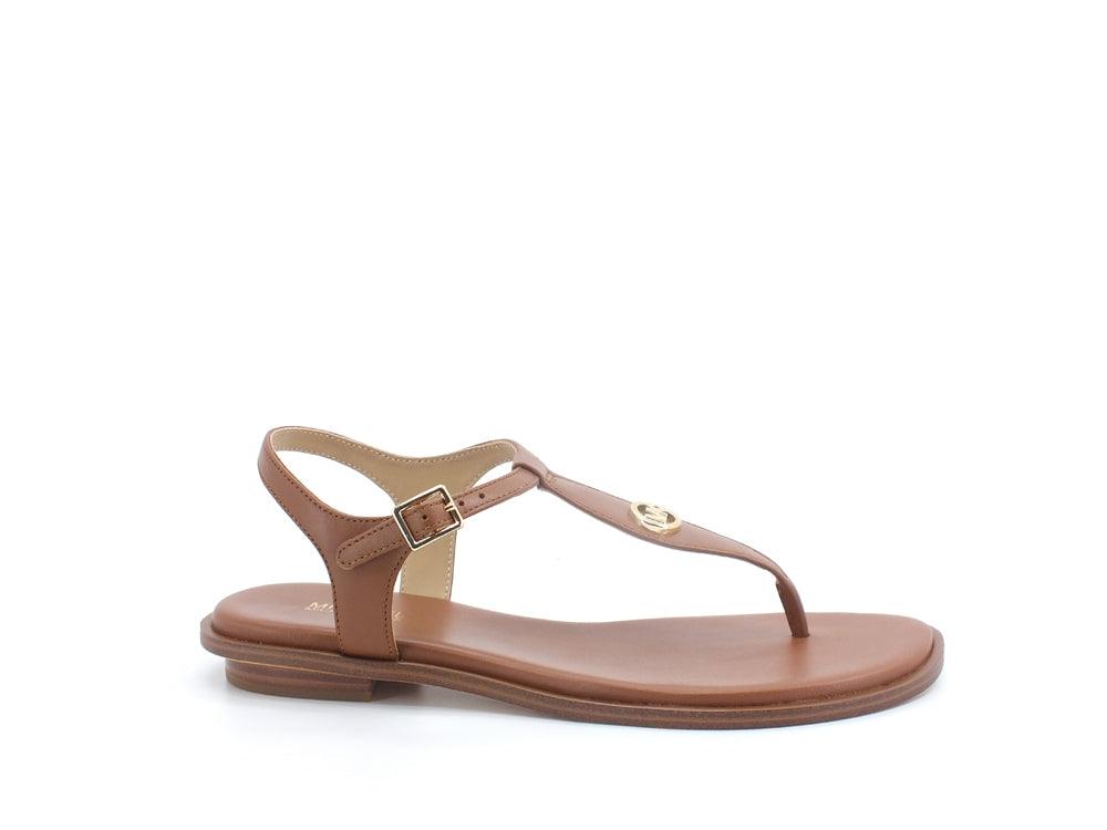 MICHAEL KORS Mallory Thong Sandalo Infradito Marrone Luggage 40S1MAFA2L - Sandrini Calzature e Abbigliamento