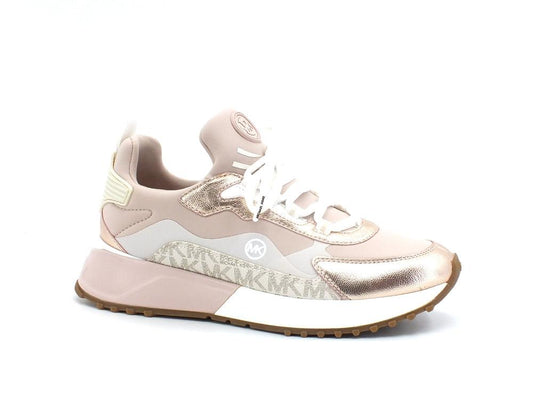 MICHAEL KORS Theo Sport Sneaker Metallic Semi Lux Soft Pink 43R2THFS1D - Sandrini Calzature e Abbigliamento