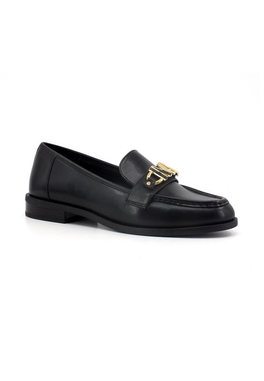 MICHAEL KORS Tiegan Loafer Mocassino Donna Black 40F3TGFP1L - Sandrini Calzature e Abbigliamento