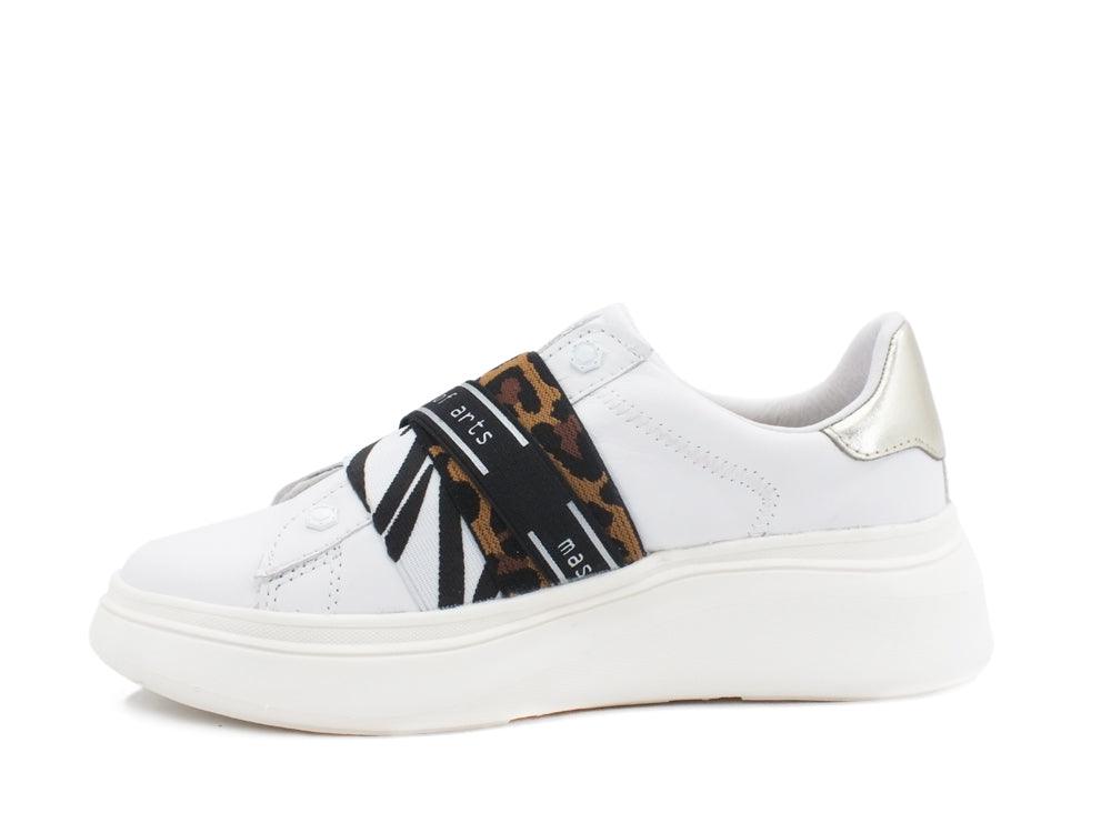 MOA Sneaker Elastico Platform White MOA1371 - Sandrini Calzature e Abbigliamento