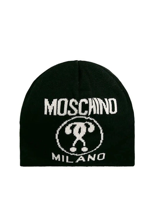 MOSCHINO Berretta Donna Bicolor Black White 60016-M5146 - Sandrini Calzature e Abbigliamento
