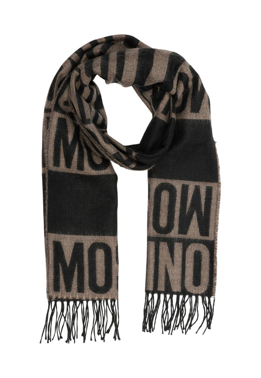 MOSCHINO Sciarpa Donna Black Brown 30770-M2990 - Sandrini Calzature e Abbigliamento