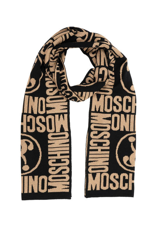 MOSCHINO Sciarpa Donna Black Gold 30623-M2966 - Sandrini Calzature e Abbigliamento