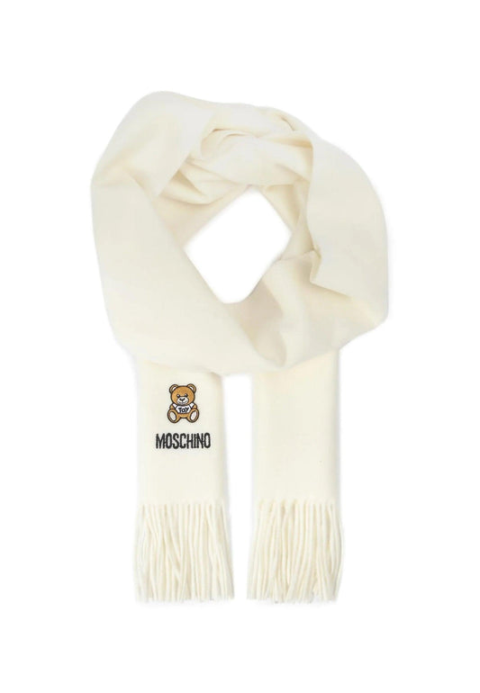 MOSCHINO Sciarpa Donna White 50124-M5293 - Sandrini Calzature e Abbigliamento