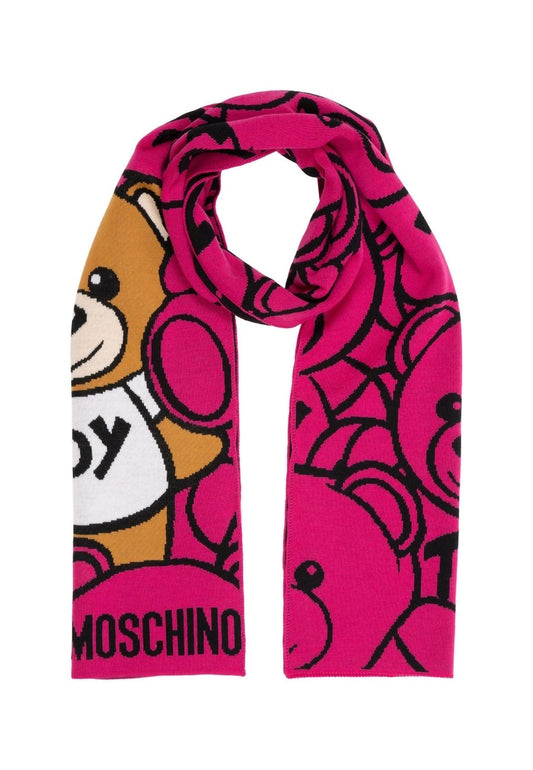 MOSCHINO Sciarpa Teddy Donna Fuxia 30778-M2950 - Sandrini Calzature e Abbigliamento