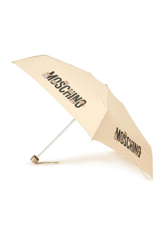 MOSCHINO Supermini Ombrello Donna Beige 8432 - Sandrini Calzature e Abbigliamento