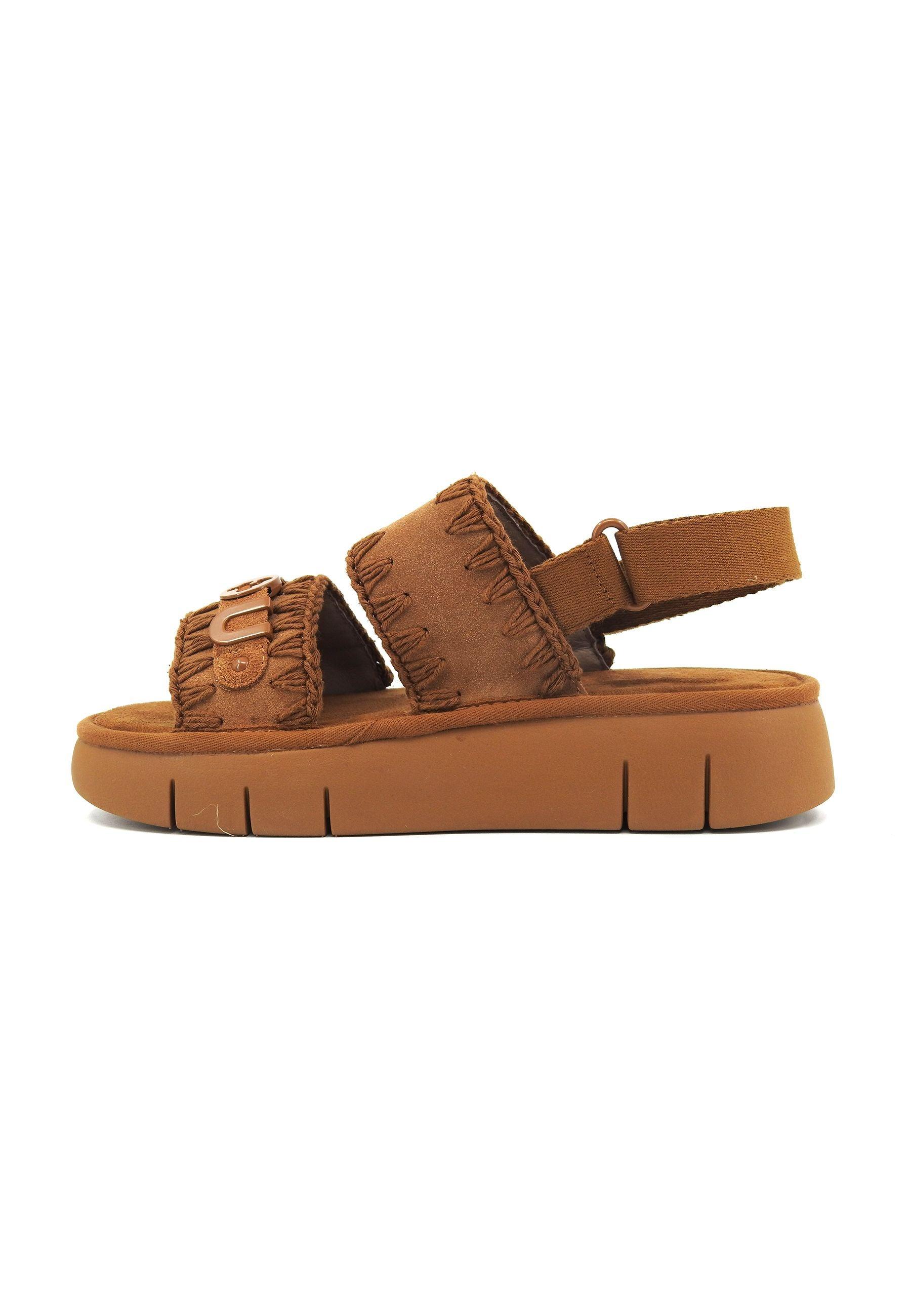 MOU Bounce Sandalo Donna Cognac Marrone MU.SW531001A - Sandrini Calzature e Abbigliamento