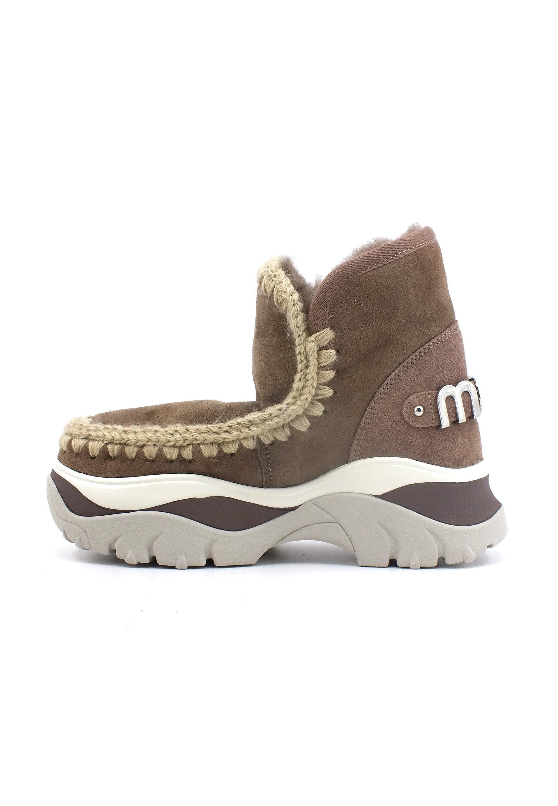 MOU Chunky Eskimo Stivaletto Pelo Donna Grey MU.FW311000A - Sandrini Calzature e Abbigliamento