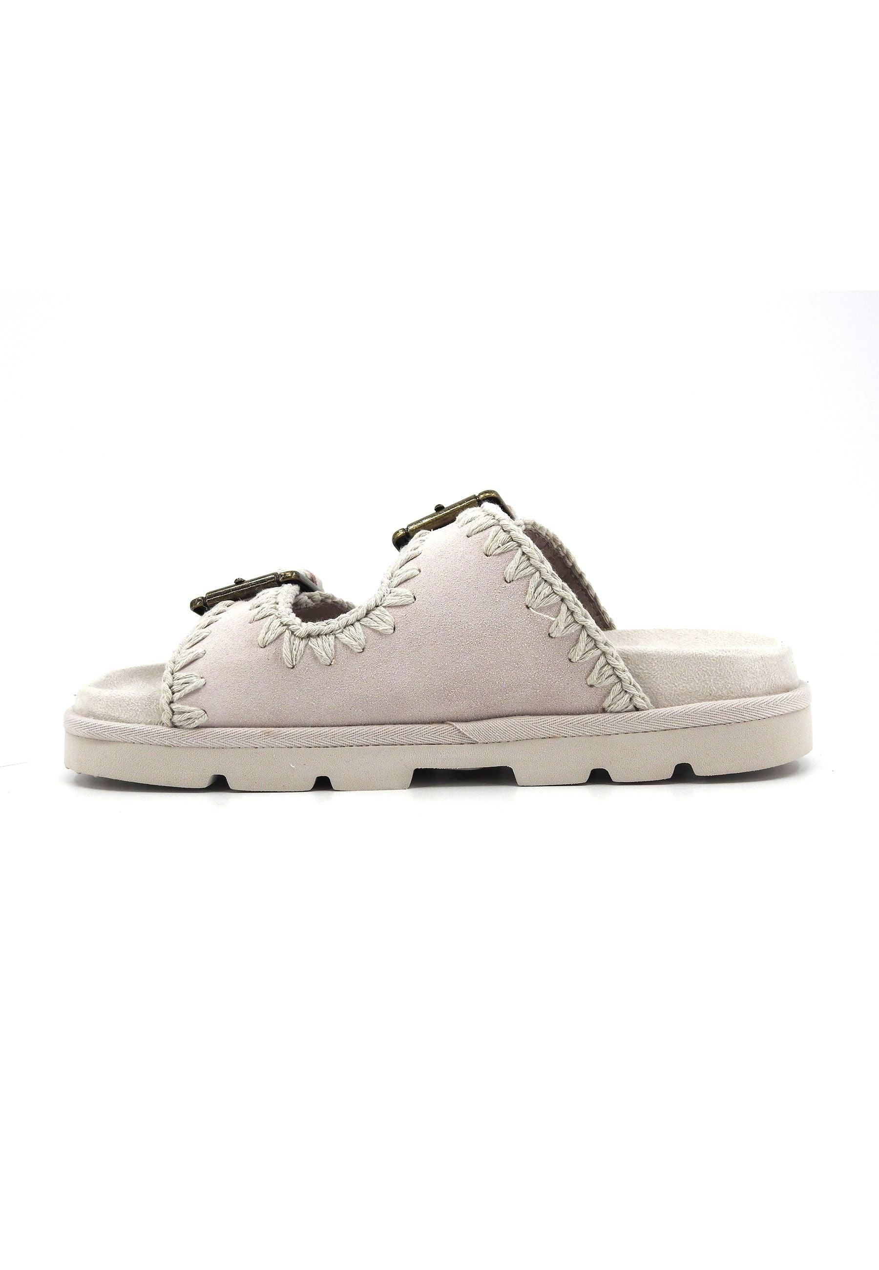 MOU Ciabatta Donna Chalk Grigio MU.SW631000A - Sandrini Calzature e Abbigliamento