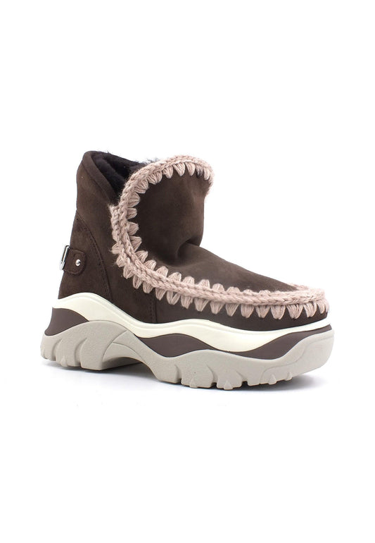 MOU Cunky Eskimo Stivaletto Pelo Donna Mocha MU.FW311000A - Sandrini Calzature e Abbigliamento