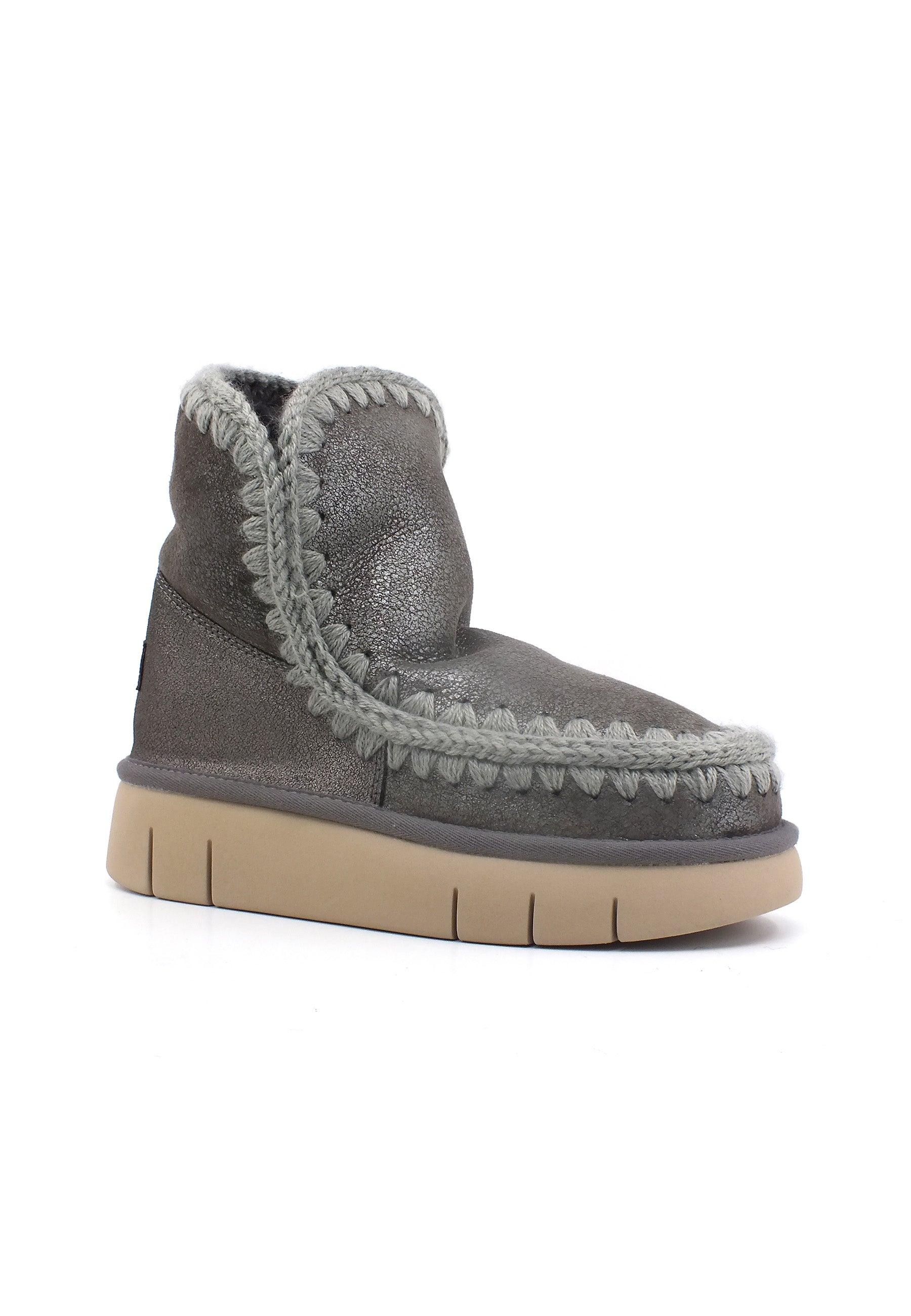 MOU Eskimo 18 Bounce Stivaletto Pelo Donna Dust Iron MU.FW531002B - Sandrini Calzature e Abbigliamento