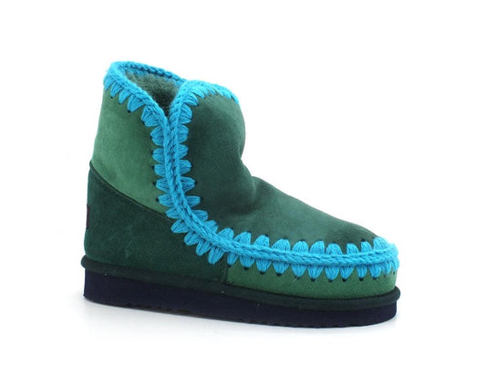 MOU Eskimo 18 Color Block Stivaletto Pelo Sea Mix MU.FW101066A - Sandrini Calzature e Abbigliamento