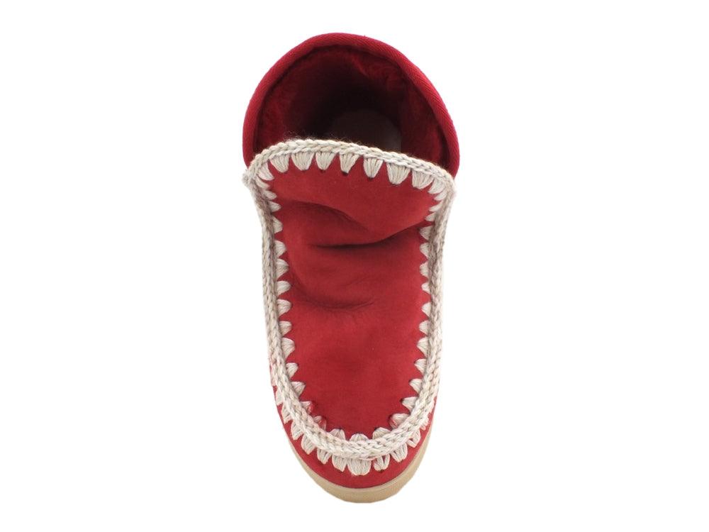 MOU Eskimo Sneaker Big Metal Logo Stivale Pelo Red Chili Pepper MU.FW111008A - Sandrini Calzature e Abbigliamento