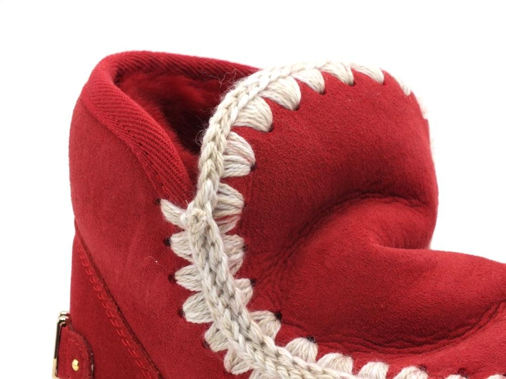 MOU Eskimo Sneaker Big Metal Logo Stivale Pelo Red Chili Pepper MU.FW111008A - Sandrini Calzature e Abbigliamento