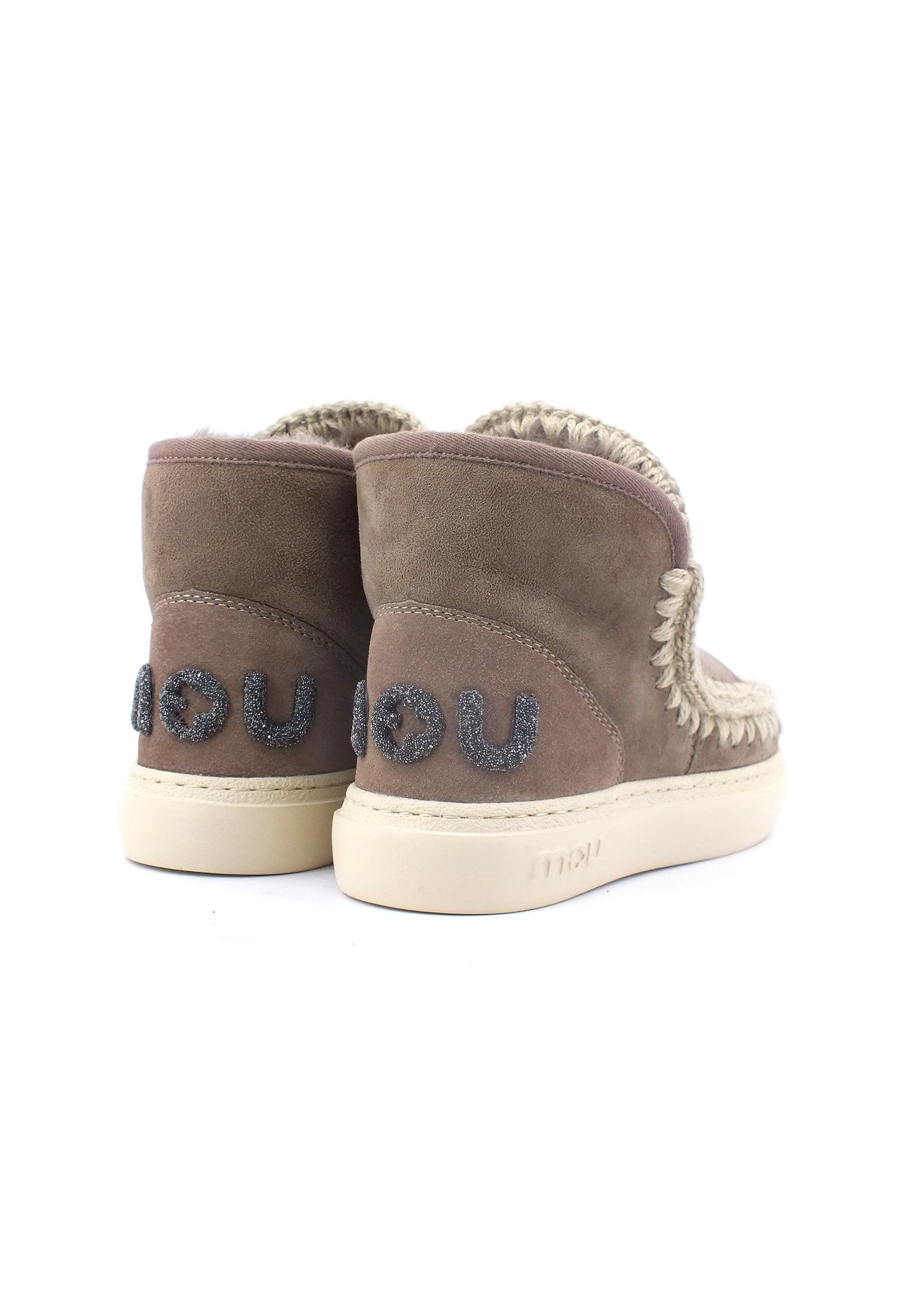 MOU Eskimo Sneaker Bold Stivaletto Pelo Donna Elgry Grey MU.FW411001A - Sandrini Calzature e Abbigliamento