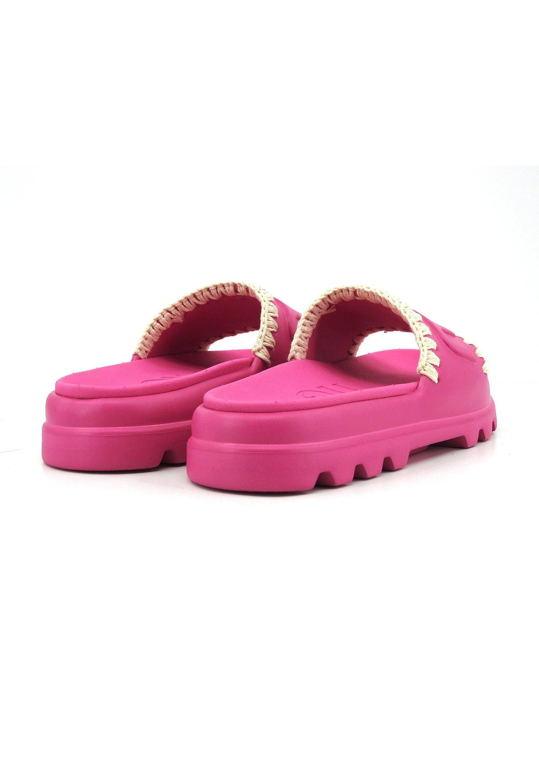 MOU Eva Ciabatta Donna Fuxia Floreal MU.SW661000N - Sandrini Calzature e Abbigliamento