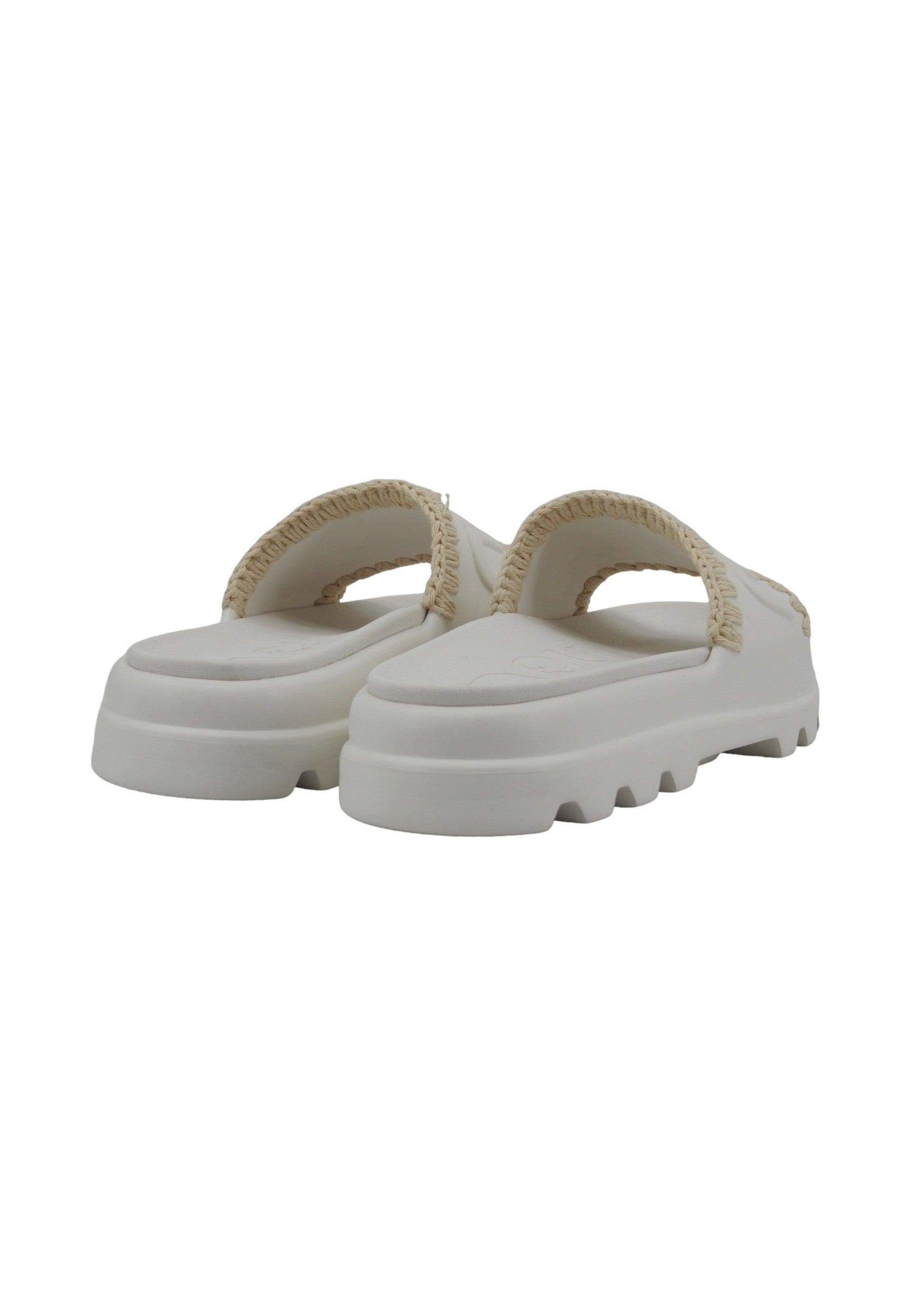 MOU Eva Ciabatta Donna White MU.SW661000N - Sandrini Calzature e Abbigliamento