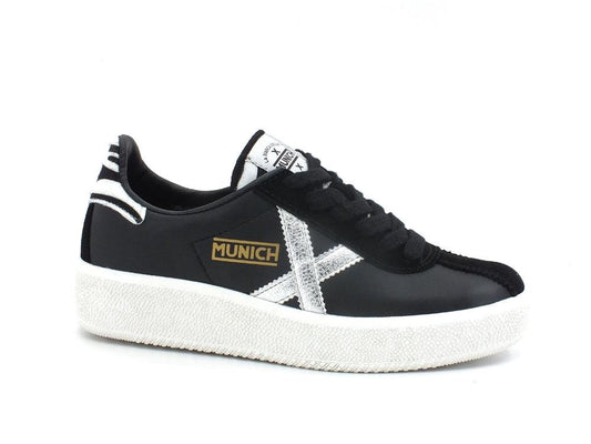 MUNICH Barru Sky 48 Sneaker Black White Grey 8295048 - Sandrini Calzature e Abbigliamento