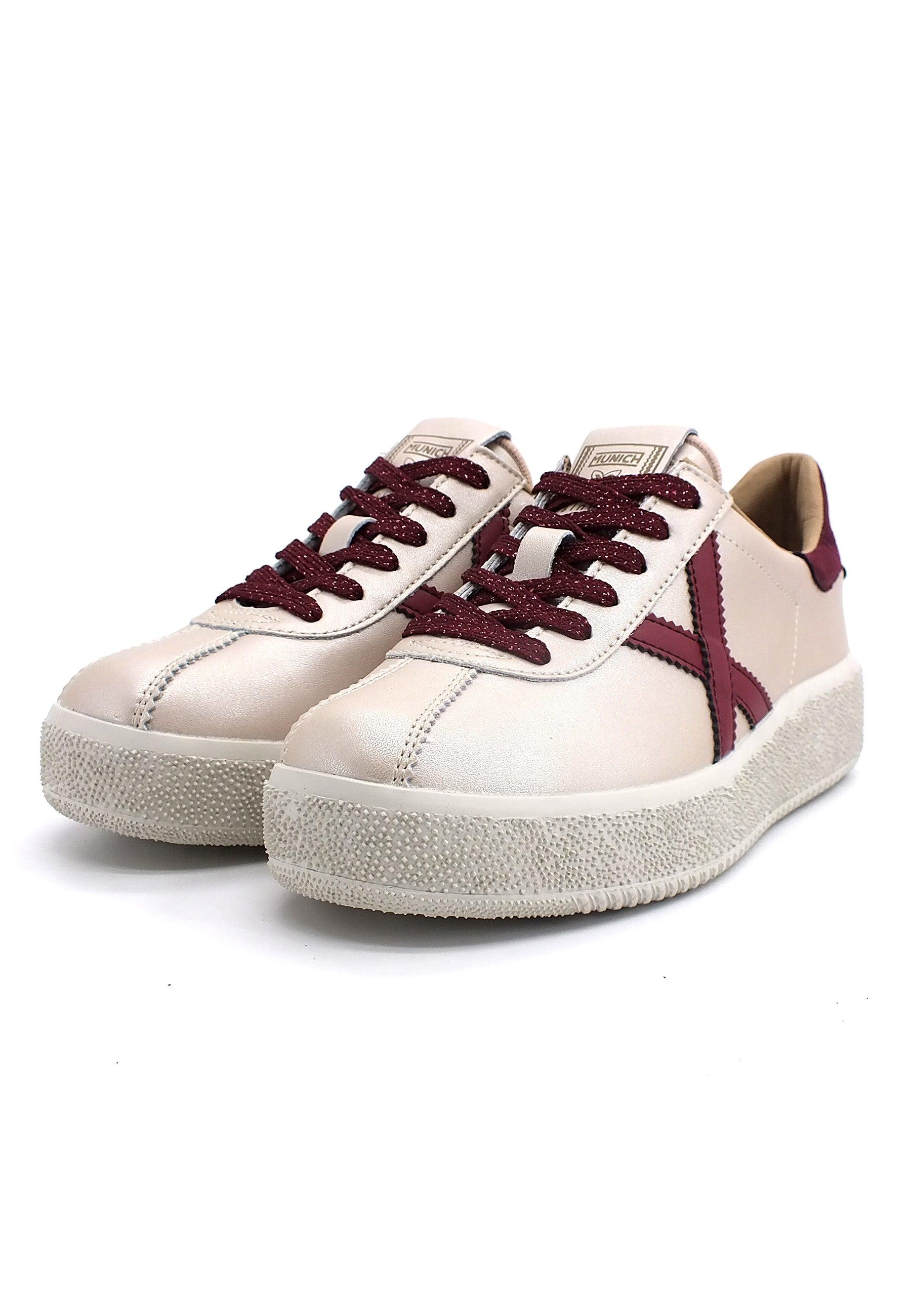 MUNICH Barru Sky 90 Sneaker Donna Pearl Bordeaux 8295090 - Sandrini Calzature e Abbigliamento