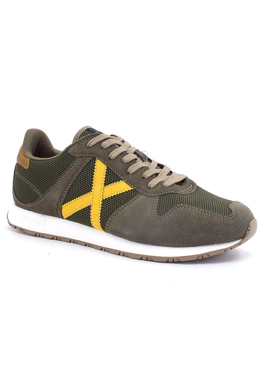 MUNICH Massana 484 Sneaker Uomo Grey Green Yellow 8620484 - Sandrini Calzature e Abbigliamento