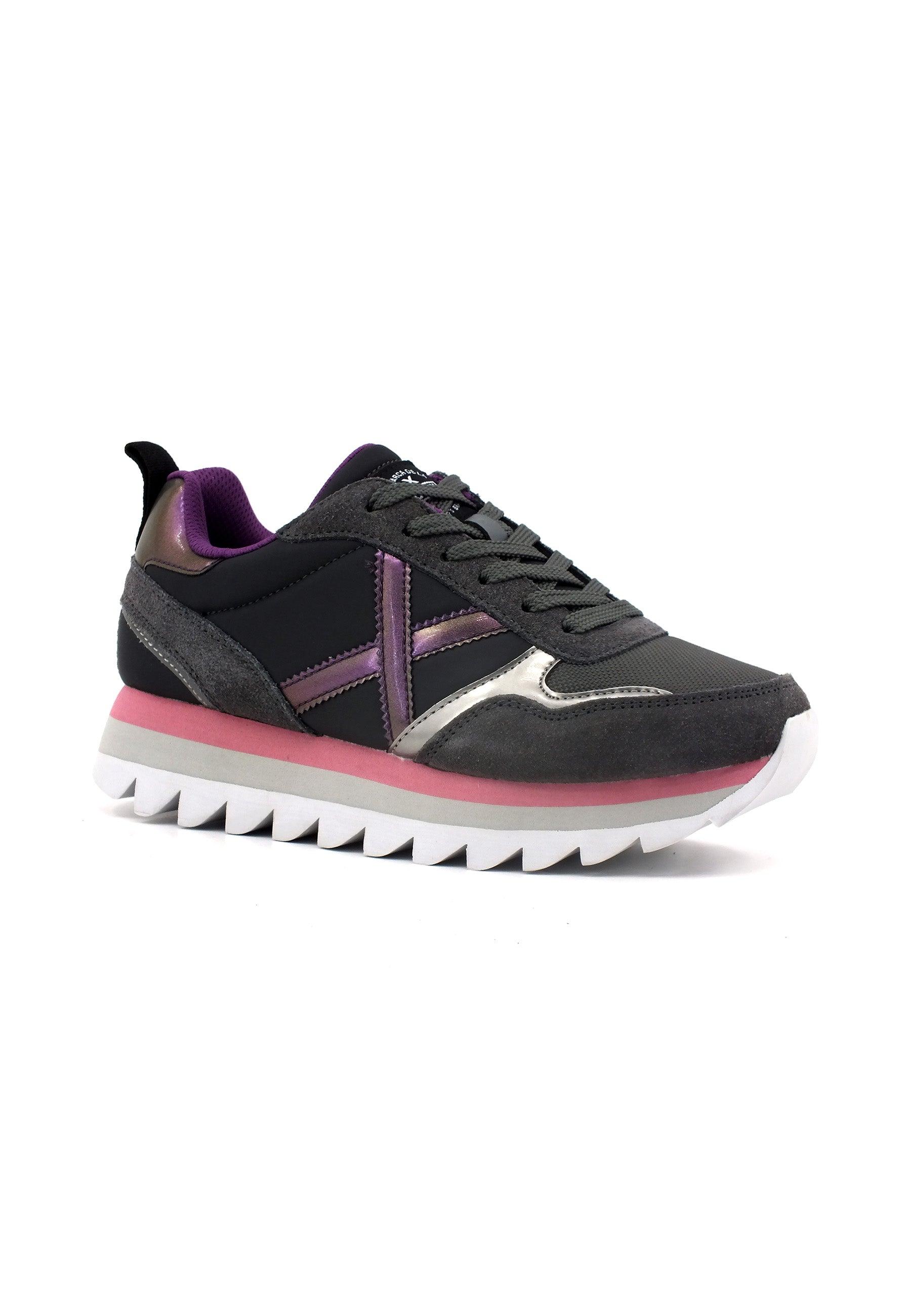 MUNICH Ripple 50 Sneaker Donna Dark Grey Purple 8765050 - Sandrini Calzature e Abbigliamento