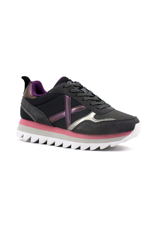MUNICH Ripple 50 Sneaker Donna Dark Grey Purple 8765050 - Sandrini Calzature e Abbigliamento