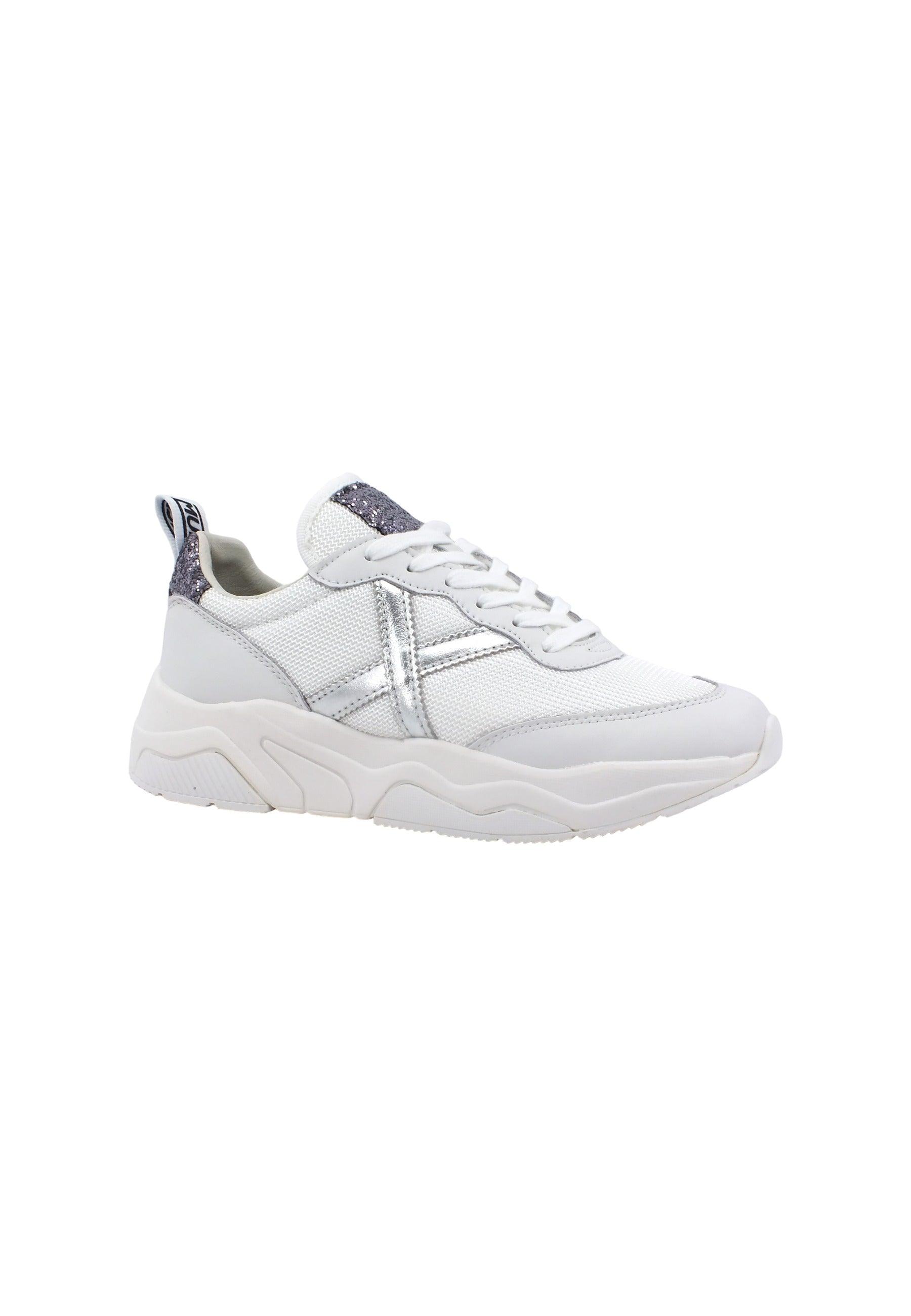 MUNICH Wave 116 Sneaker Donna White Silver 8770116 - Sandrini Calzature e Abbigliamento
