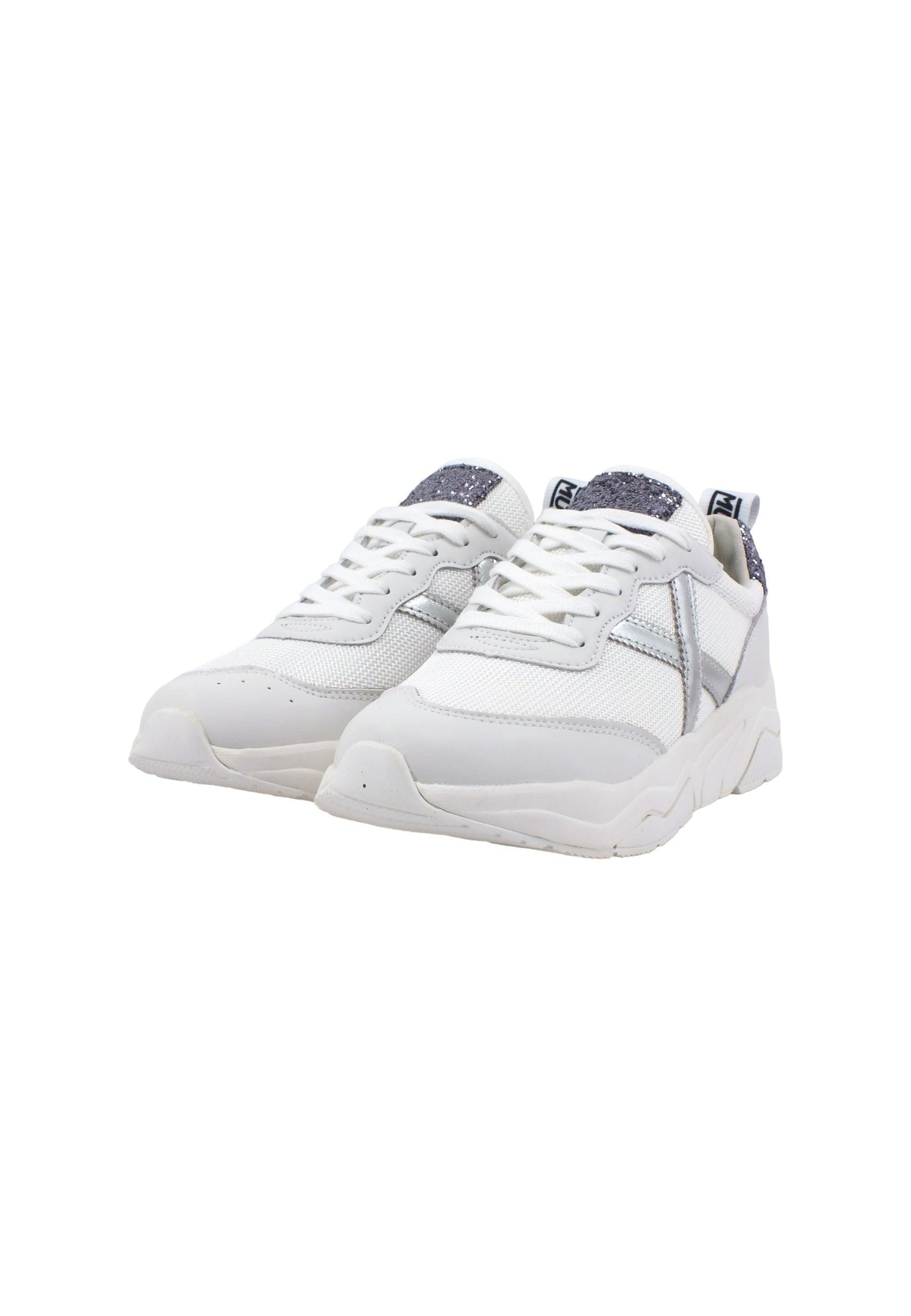 MUNICH Wave 116 Sneaker Donna White Silver 8770116 - Sandrini Calzature e Abbigliamento