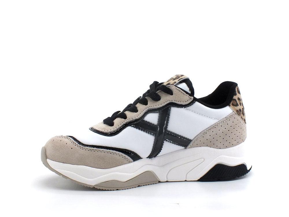MUNICH Wave 88 Sneaker White Black Leo 8770088 - Sandrini Calzature e Abbigliamento