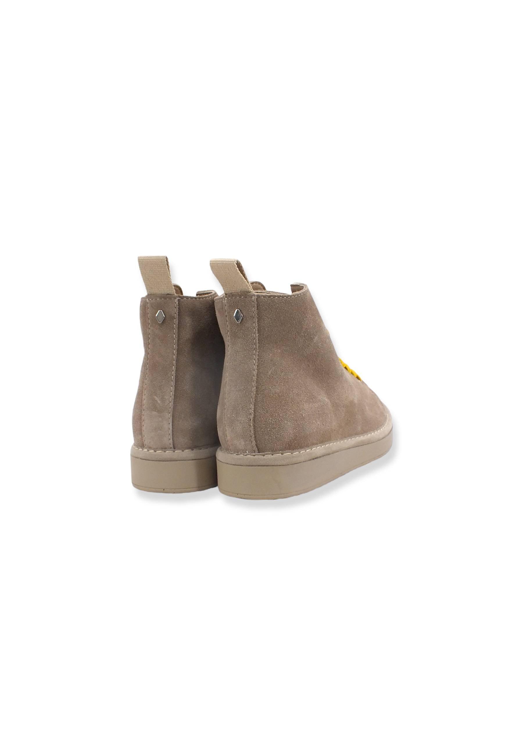 PAN CHIC Ankle Boot Sneaker Donna Beige Walnut Tellow P01W1400200005 - Sandrini Calzature e Abbigliamento