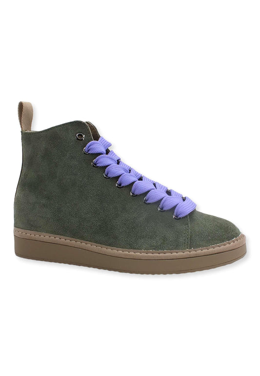 PAN CHIC Ankle Boot Sneaker Donna Military Green Urban Violet P01W1400200005 - Sandrini Calzature e Abbigliamento