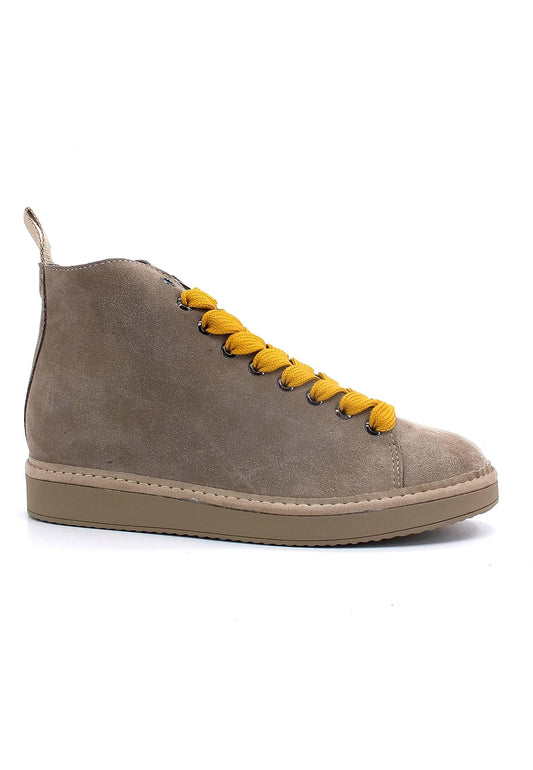 PAN CHIC Ankle Boot Sneaker Pelo Donna Walnut Yellow P01W1400200006 - Sandrini Calzature e Abbigliamento