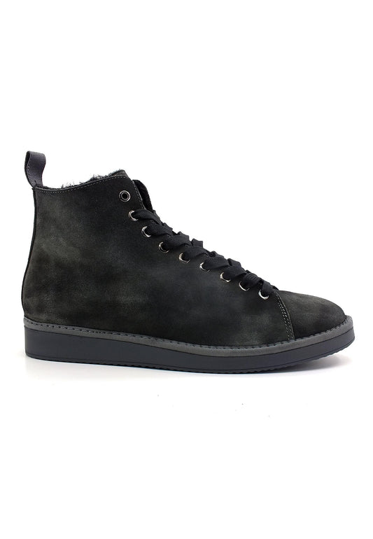 PAN CHIC Ankle Boot Sneaker Pelo Uomo Anthracite P01M1400200300 - Sandrini Calzature e Abbigliamento