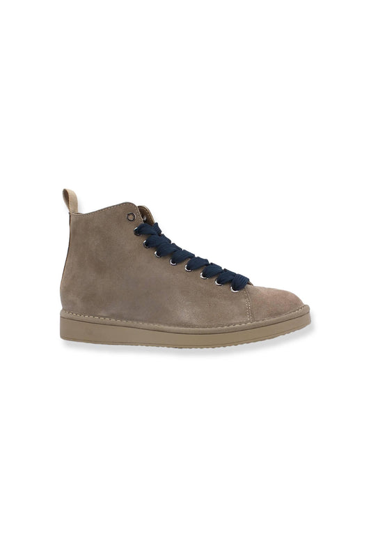 PAN CHIC Ankle Boot Sneaker Uomo Grigio Walnut Cobalt P01M1400200005 - Sandrini Calzature e Abbigliamento