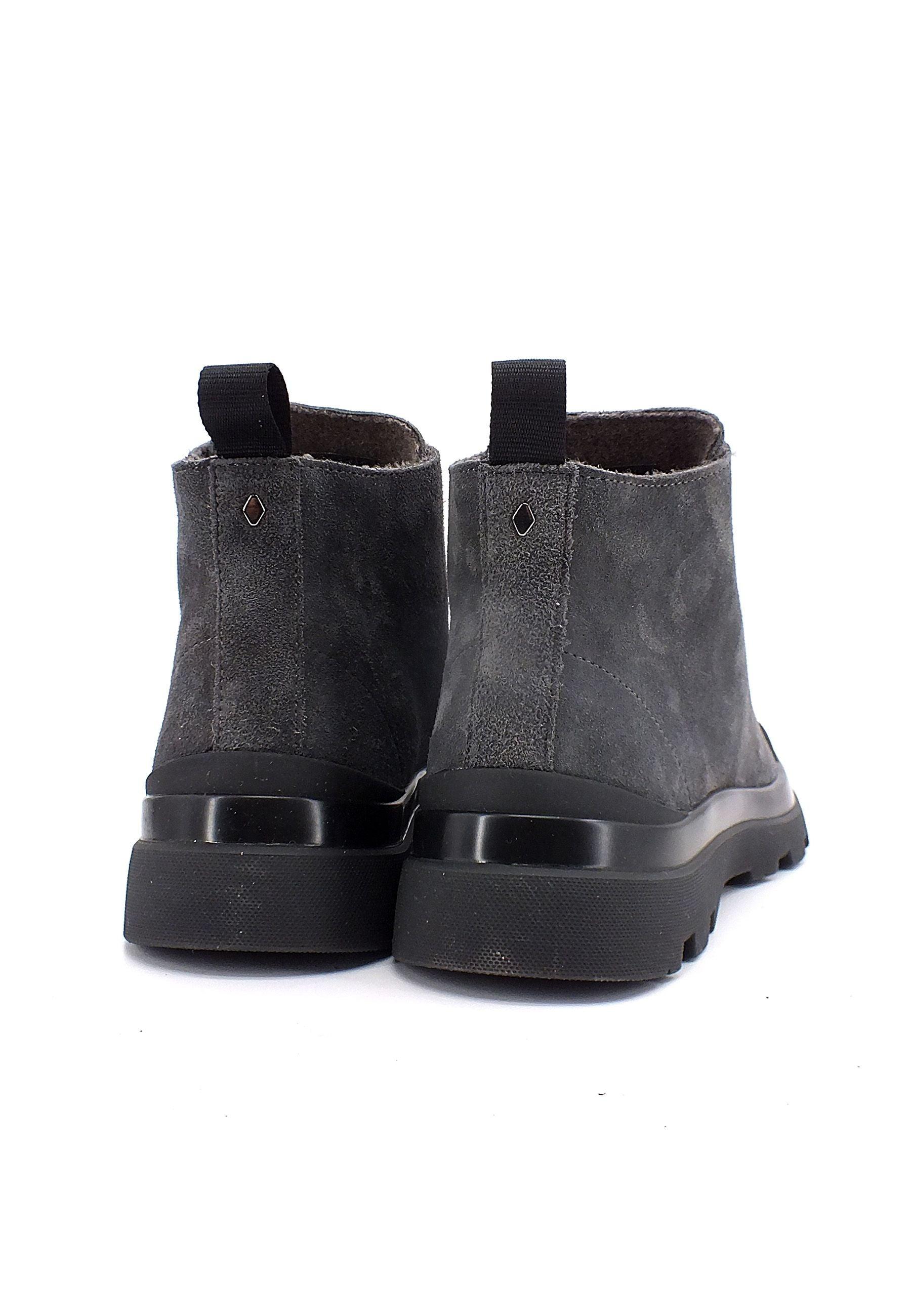 PAN CHIC Ankle Boot Stivaletto Uomo Anthracite Electric Blue P03M1503700017 - Sandrini Calzature e Abbigliamento