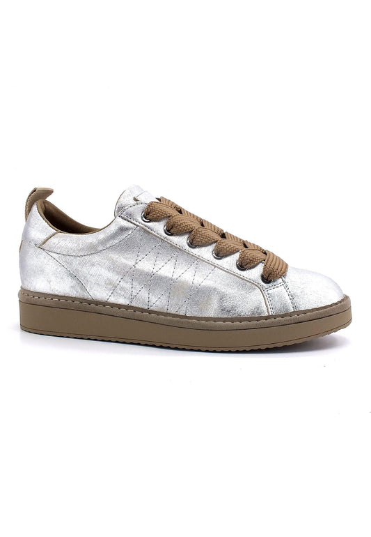 PAN CHIC Lace-Up Sneaker Donna Silver P01W1600100319 - Sandrini Calzature e Abbigliamento