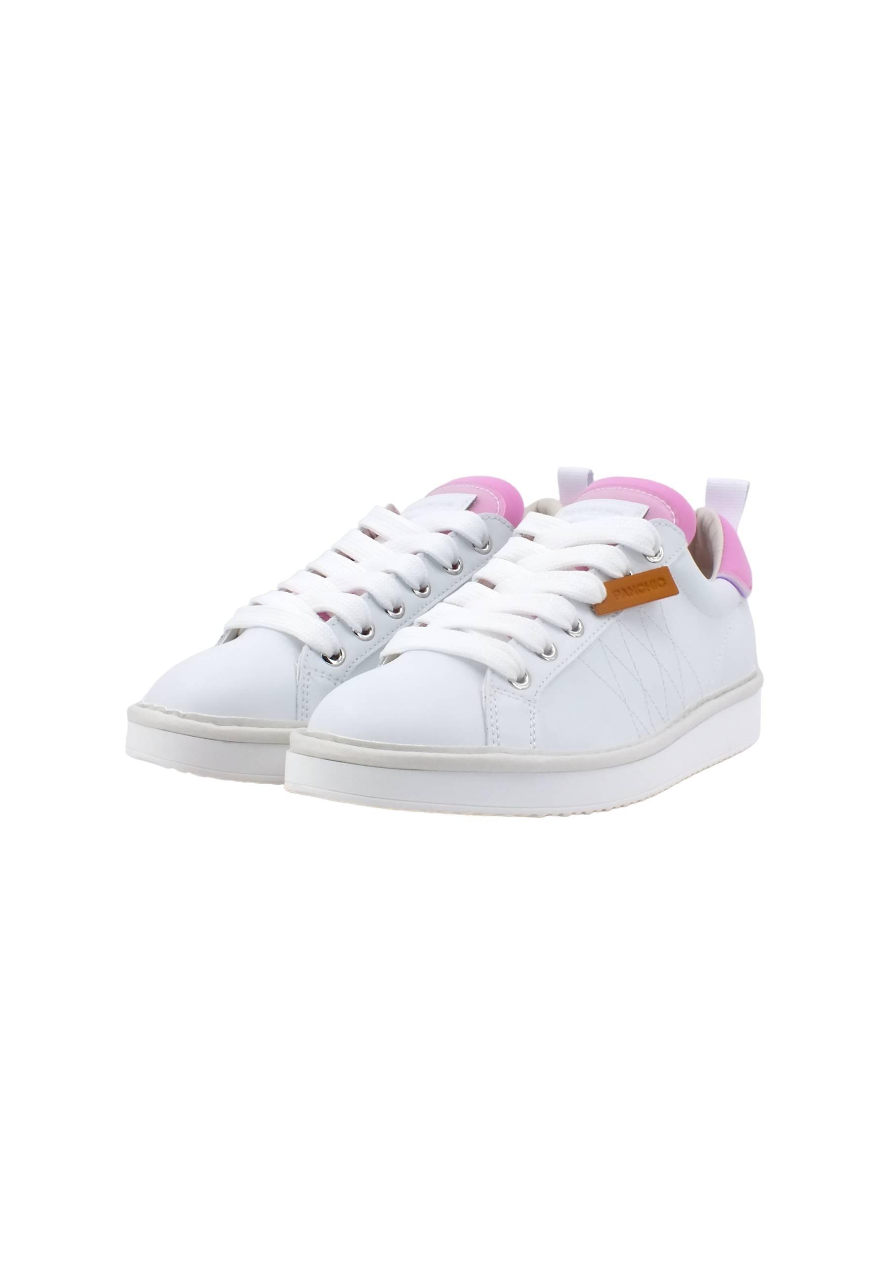 PAN CHIC Sneaker Donna White Pink P01W00300260015 - Sandrini Calzature e Abbigliamento